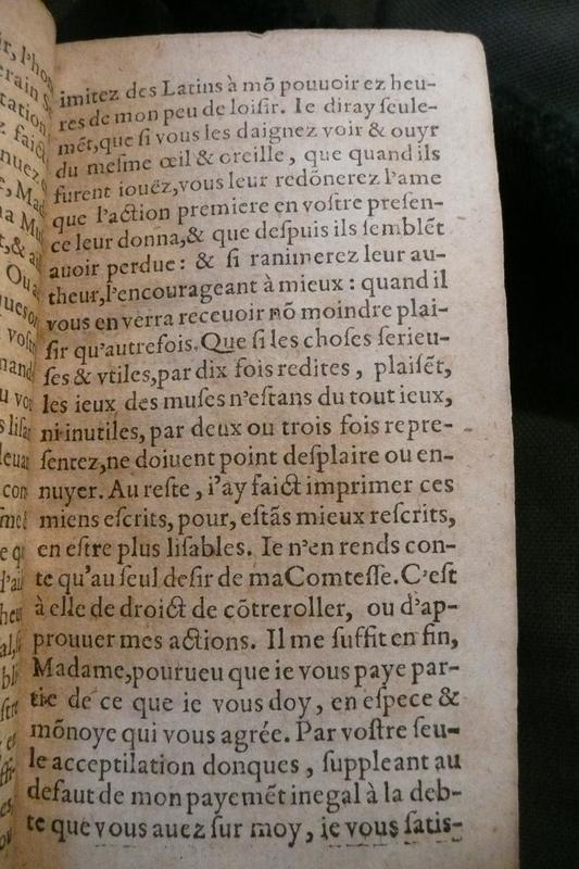Dédicace des <em>Jeux Poétiques</em> dans <em>Les Œuvres du sieur de Fiefmelin</em> Dédicace des <em>Jeux Poétiques</em> dans <em>Les Œuvres du sieur de Fiefmelin</em>