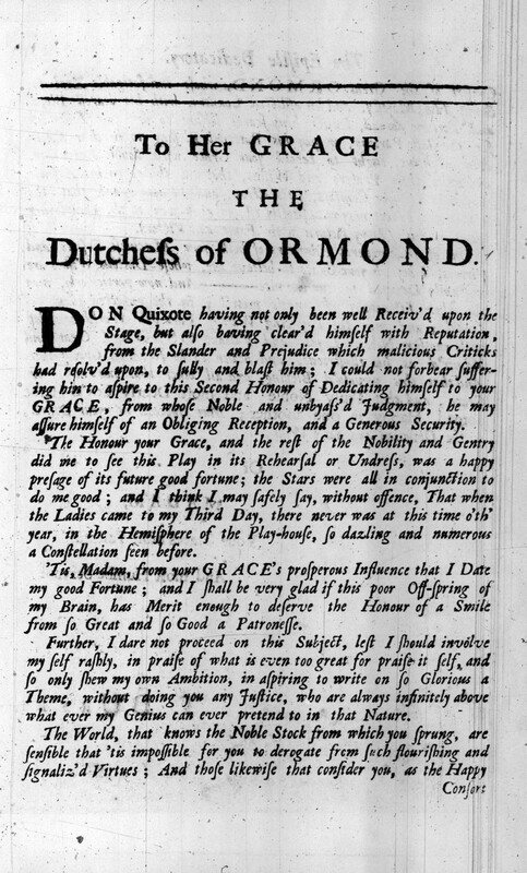 Dédicace de Don Quixote