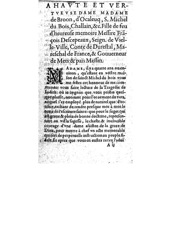 Dédicace de Holoferne Dédicace de Holoferne