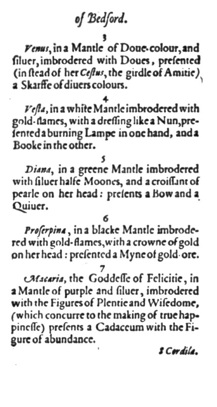 Dédicace de The vision of the twelve goddesses