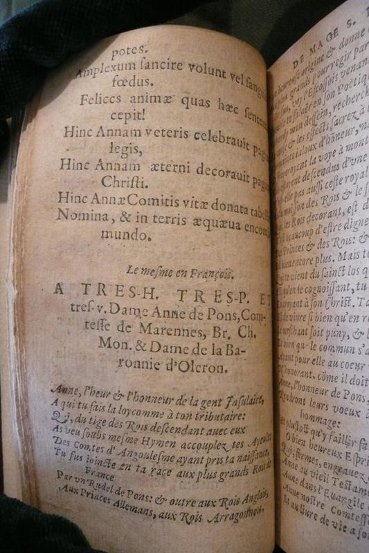 Poème final d'Aimée dans Les Œuvres du sieur de Fiefmelin Poème final d'Aimée dans Les Œuvres du sieur de Fiefmelin