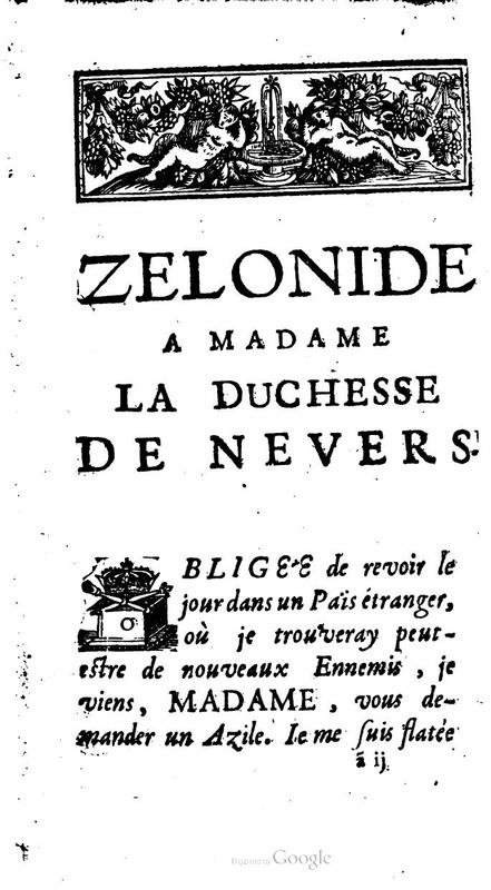 Dédicace de Zélonide, princesse de Sparte