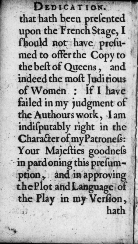 Dédicace de The noble ingratitude