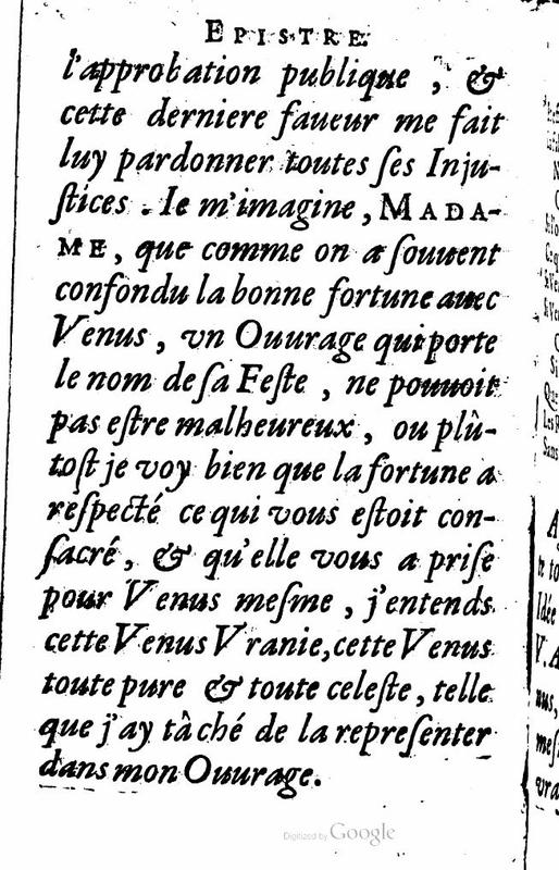 Dédicace de La Fête de Vénus Dédicace de La Fête de Vénus