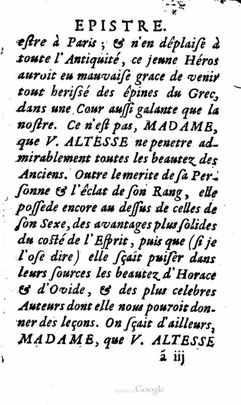 Dédicace de Phèdre et Hippolyte Dédicace de Phèdre et Hippolyte