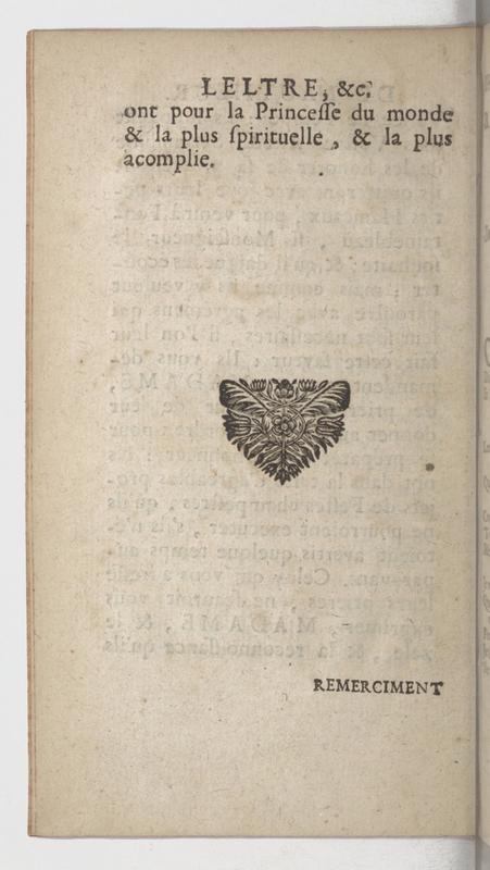 Lettre de Mirtil et Mélicerte Lettre de Mirtil et Mélicerte