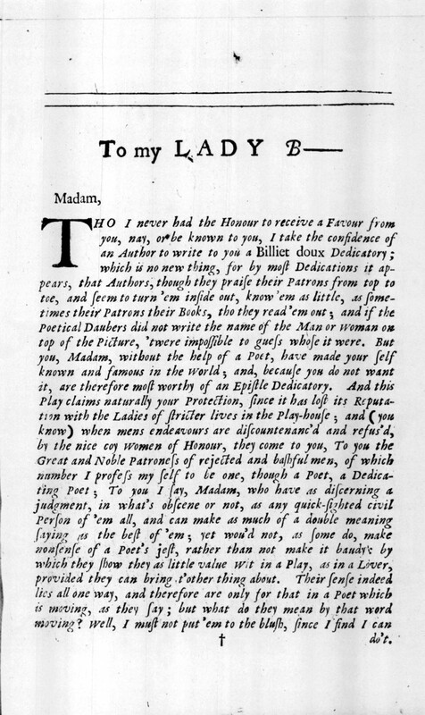 Dédicace de The plain dealer