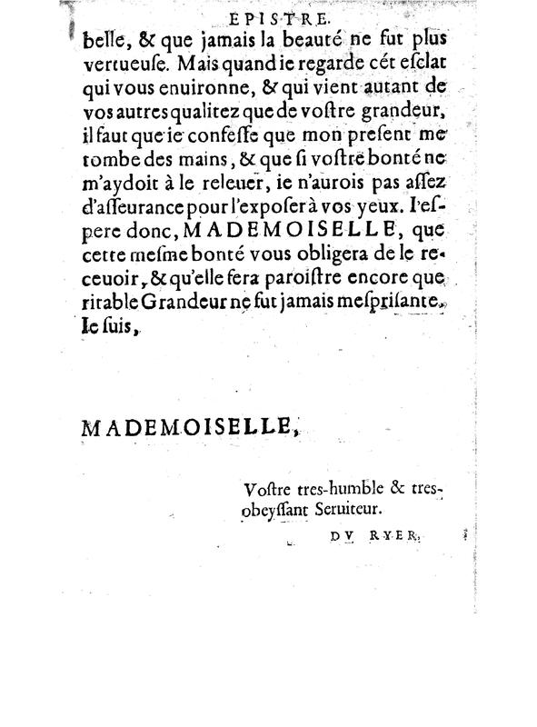 Dédicace de Lucrèce Dédicace de Lucrèce