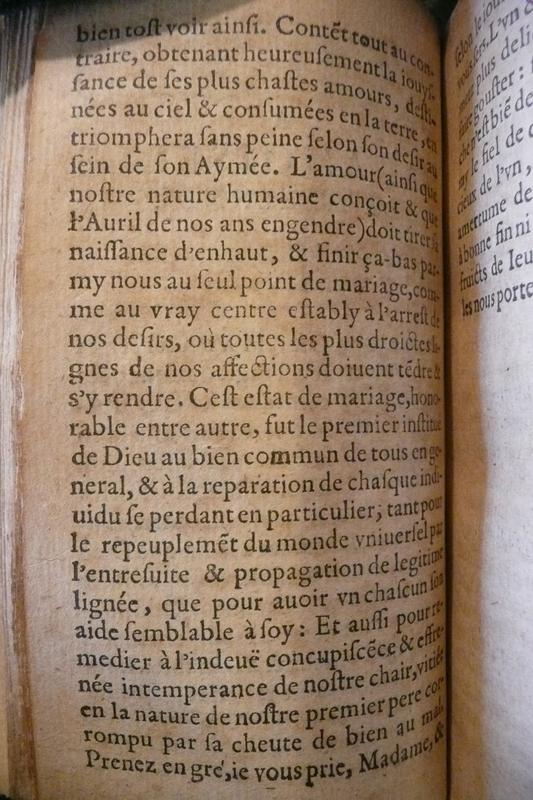 Dédicace de <em>Aimée </em>dans <em>Les Œuvres du sieur de Fiefmelin<br /></em> Dédicace de <em>Aimée </em>dans <em>Les Œuvres du sieur de Fiefmelin<br /></em>