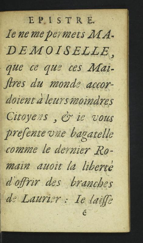 Dédicace de Les Précieuses ridicules Dédicace de Les Précieuses ridicules