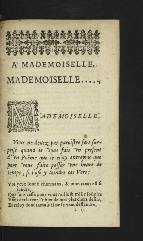 Dédicace de L'Amant douillet