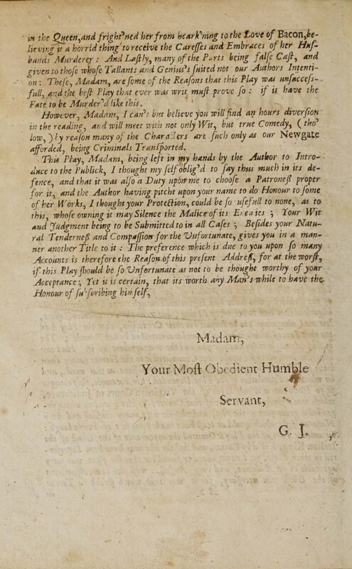 Dédicace de The widow ranter