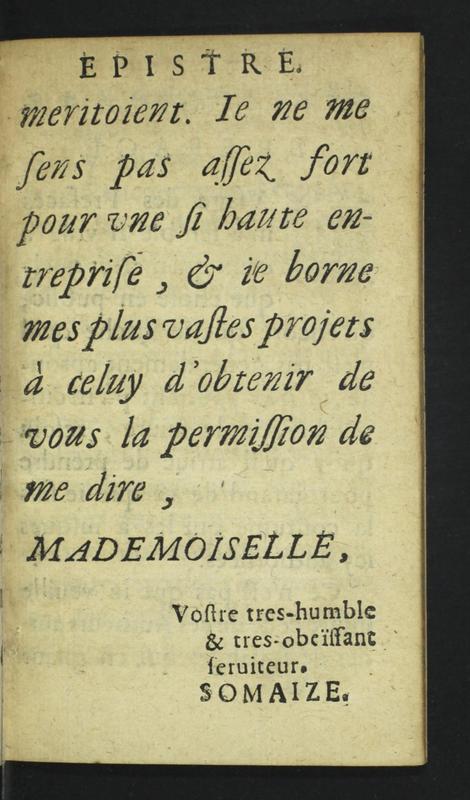 Dédicace de Les Précieuses ridicules Dédicace de Les Précieuses ridicules