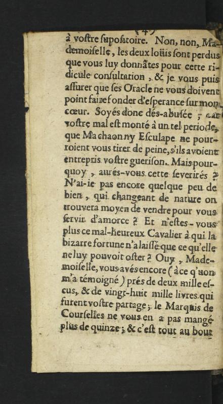 Dédicace de Mademoiselle de Scay Dédicace de Mademoiselle de Scay