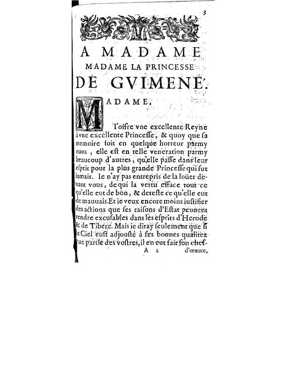 Dédicace de Le Comte d'Essex Dédicace de Le Comte d'Essex