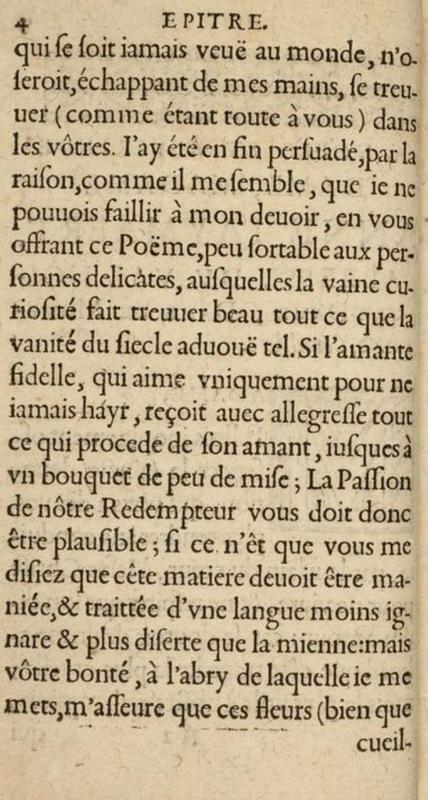 Dédicace de La Sanglante et Pitoyable Tragédie de notre Sauveur et rédempteur Jésus-Christ Dédicace de La Sanglante et Pitoyable Tragédie de notre Sauveur et rédempteur Jésus-Christ