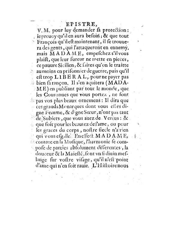 Dédicace de L'Amant libéral