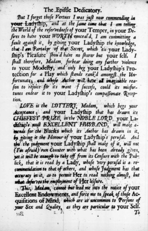 Dédicace de Love is a lottery