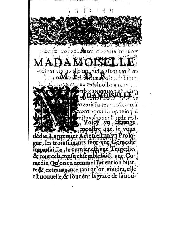 Dédicace de L'Illusion comique Dédicace de L'Illusion comique