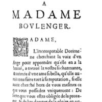 Dédicace de La Dorimène