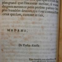 Dédicace de <em>Cariste ou les Charmes de la beauté</em>