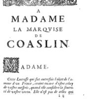 Dédicace de La Lucrèce romaine