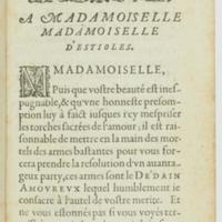 Dédicace de Le Dédain amoureux