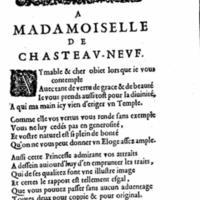 Dédicace de Alcidian ou les quatre rivaux