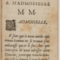 Dédicace de Les Galants ridicules