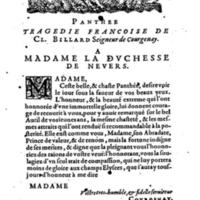 Dédicace de Panthée