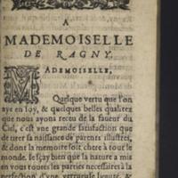 Dédicace de Les Amours d'Astrée et de Céladon
