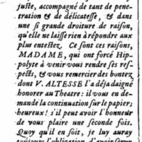 Dédicace de Phèdre et Hippolyte