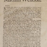 Dédicace de The widow ranter