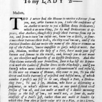 Dédicace de The plain dealer