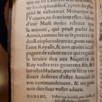 Dédicace de Tragédie sur la mort du roi Henri le Grand