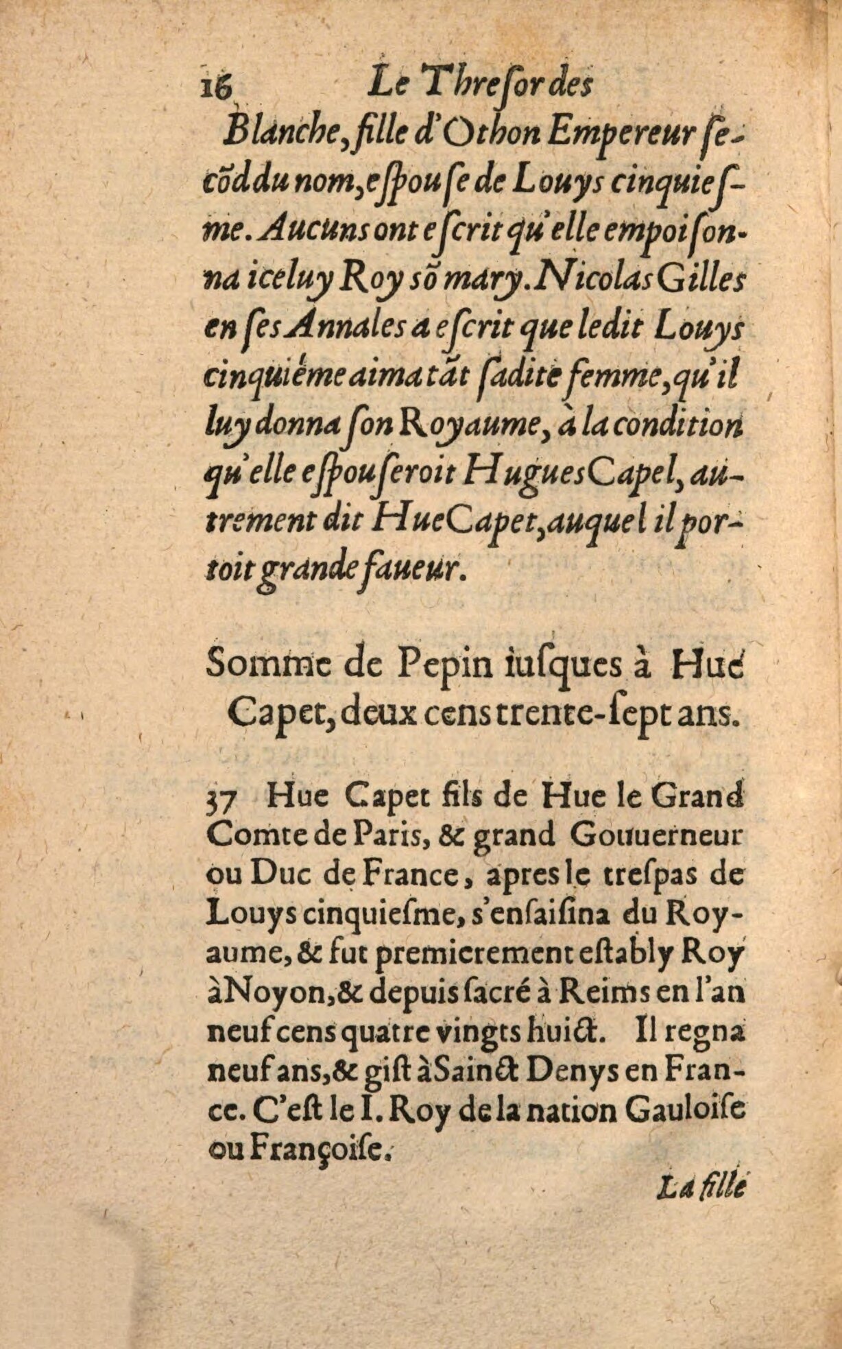1639 - Jean Corrozet - Trésor des histoires de France - BSB Munich 1639 - Jean Corrozet - Trésor des histoires de France - BSB Munich