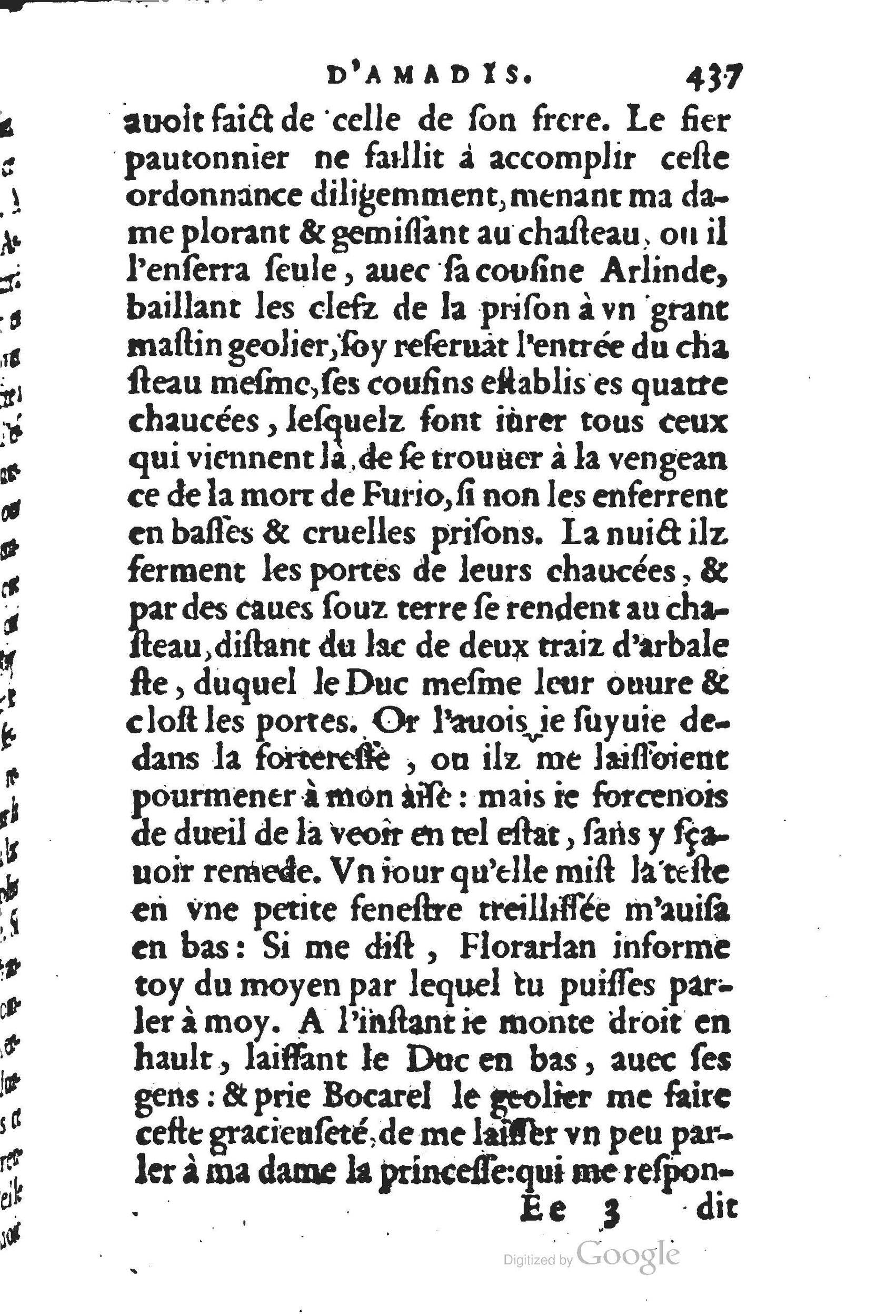 1560 - Jean d’Ogerolles et Gabriel Cotier Lyon - Trésor des Amadis - BSB Munich