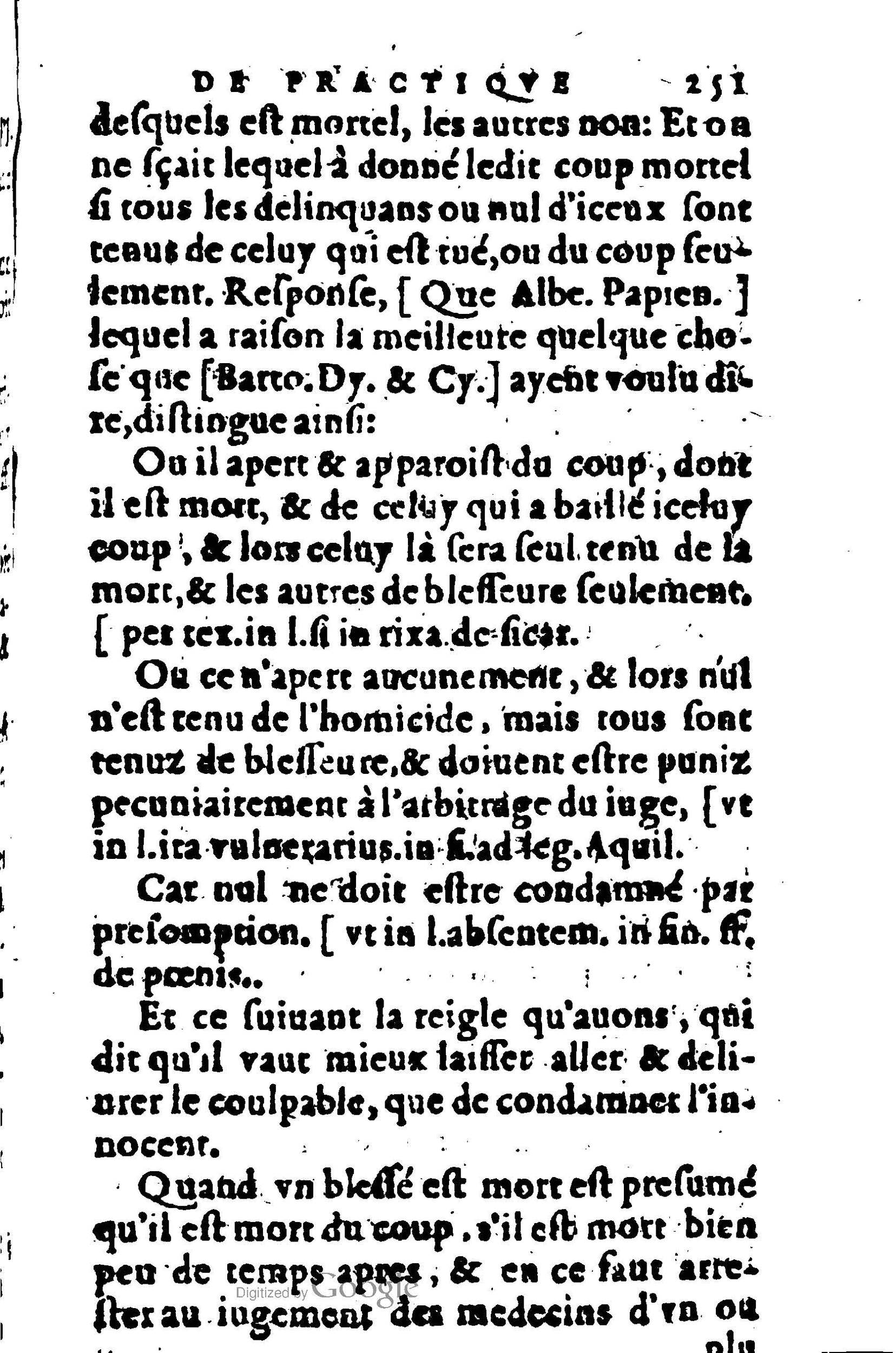 1605 - Pierre Rigaud - Trésor de pratique pour les juges - BM Lyon 1605 - Pierre Rigaud - Trésor de pratique pour les juges - BM Lyon