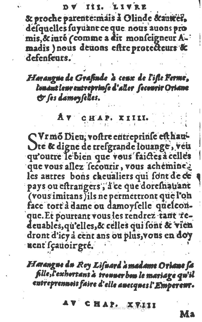 1582 - Jean Huguetan - Trésor des Amadis T. 1 - BM Lyon