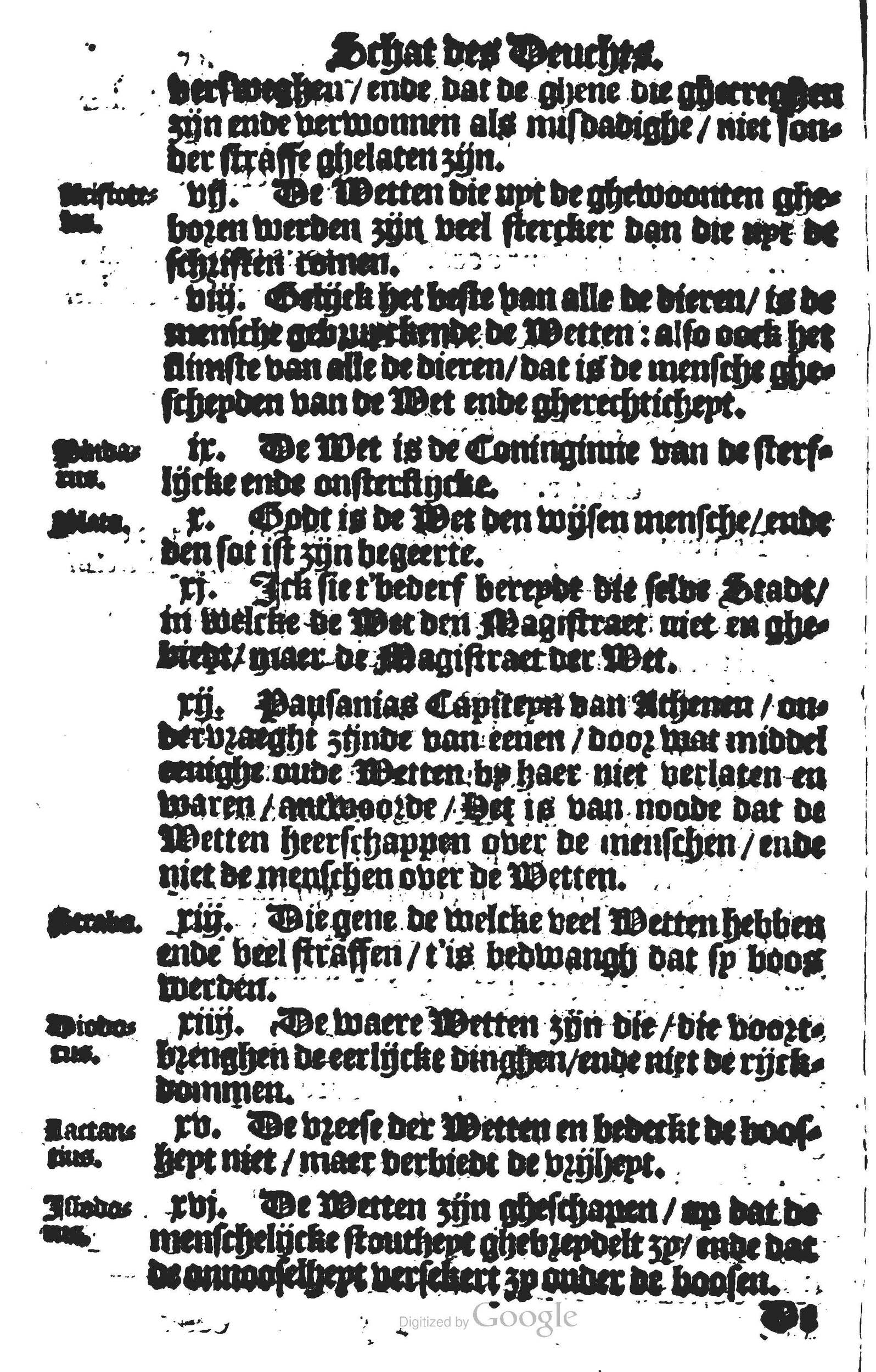 1594 - Cornelis Claesz - Trésor de vertu - BU Leiden