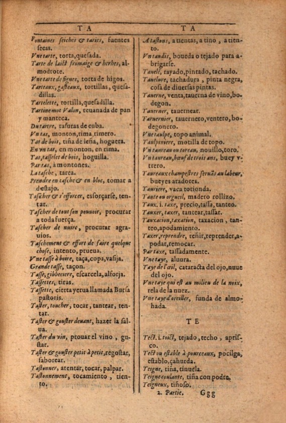 1607 - Marc Orry - Trésor des deux langues espagnole et française (Première et Seconde parties) - ÖNB Wien