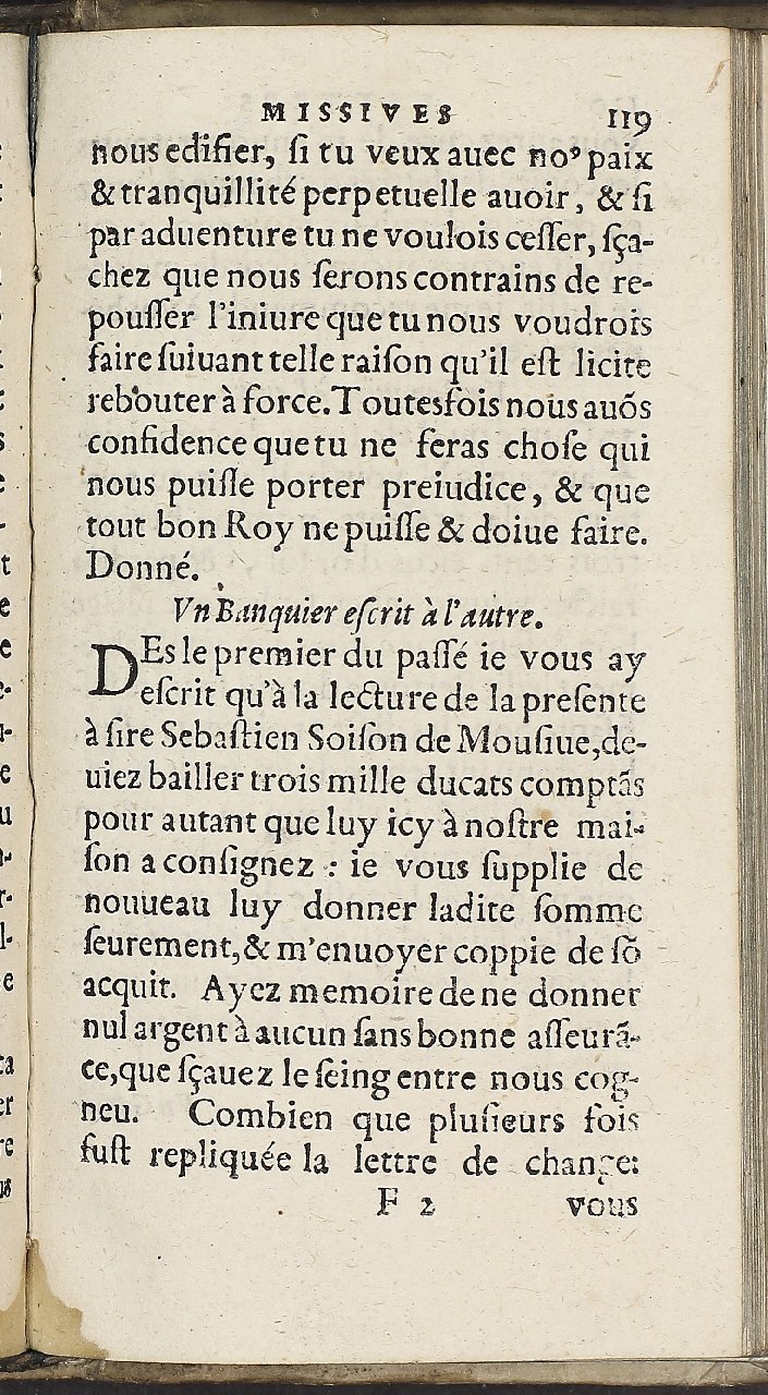 1597 - Jean Osmont - Trésor des secrétaires - Brno