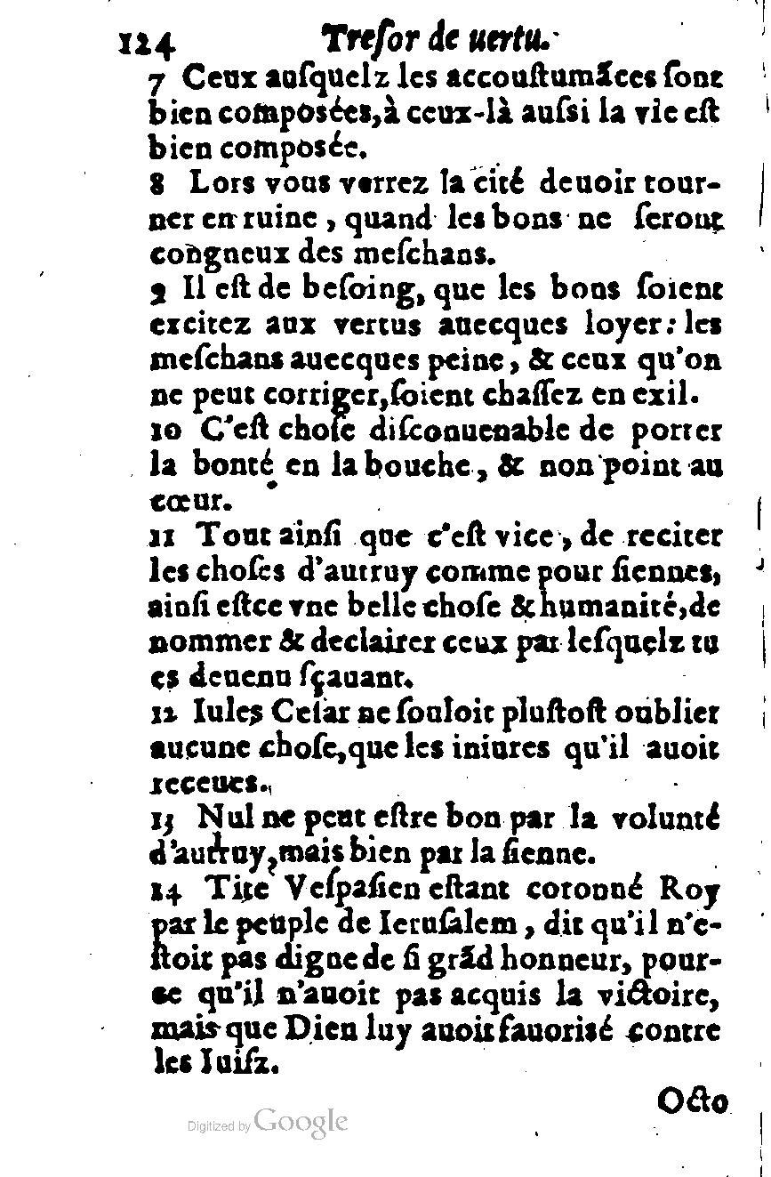 1576 - Benoît Rigaud - Trésor de vertu - British Library 1576 - Benoît Rigaud - Trésor de vertu - British Library