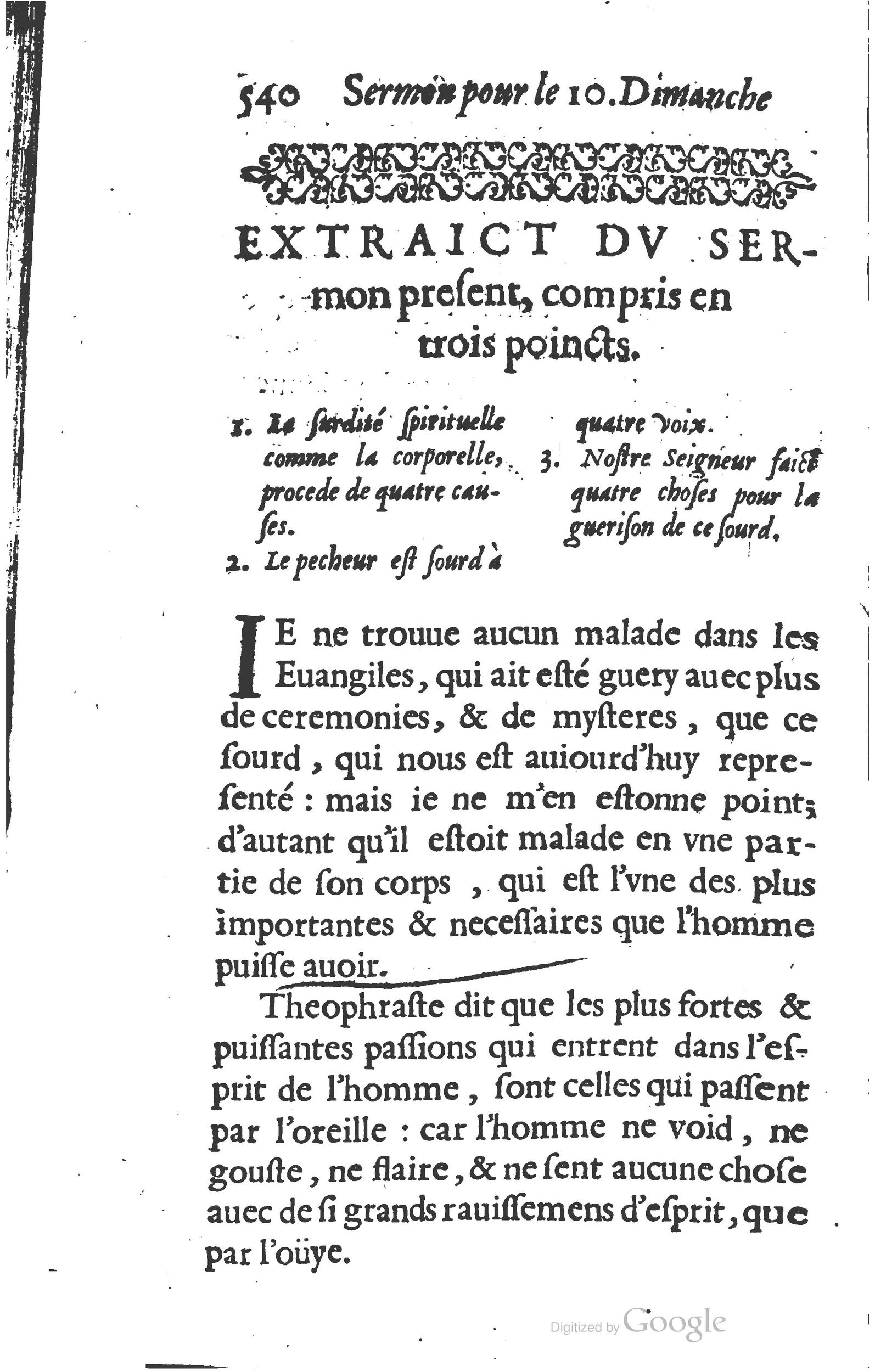 1629 - Manassés de Préaulx - Sermons ou Trésors de la piété chrétienne - BM Lyon