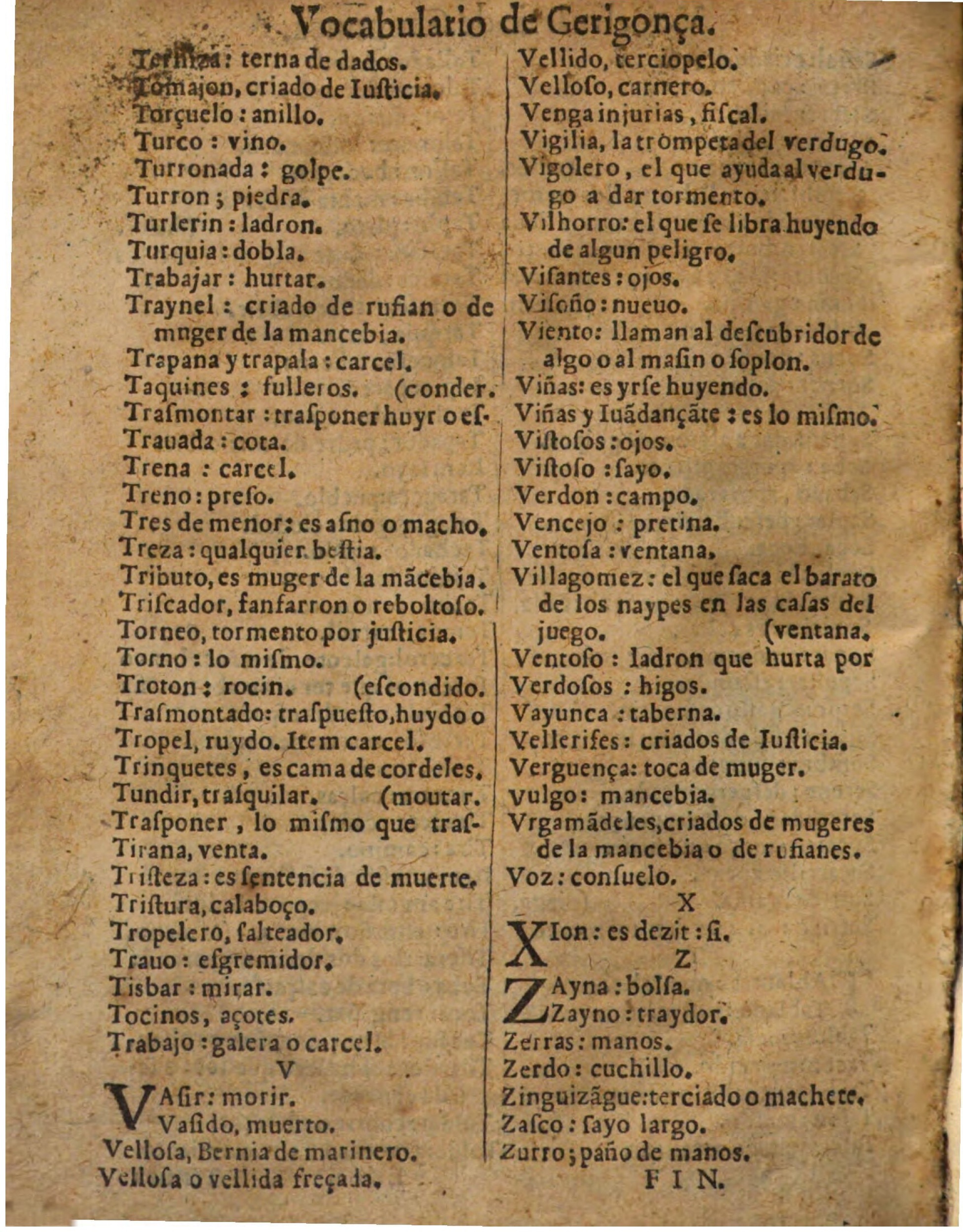 1625 - Hubert Antoine - Trésor des deux langues espagnole et française - Augsbourg