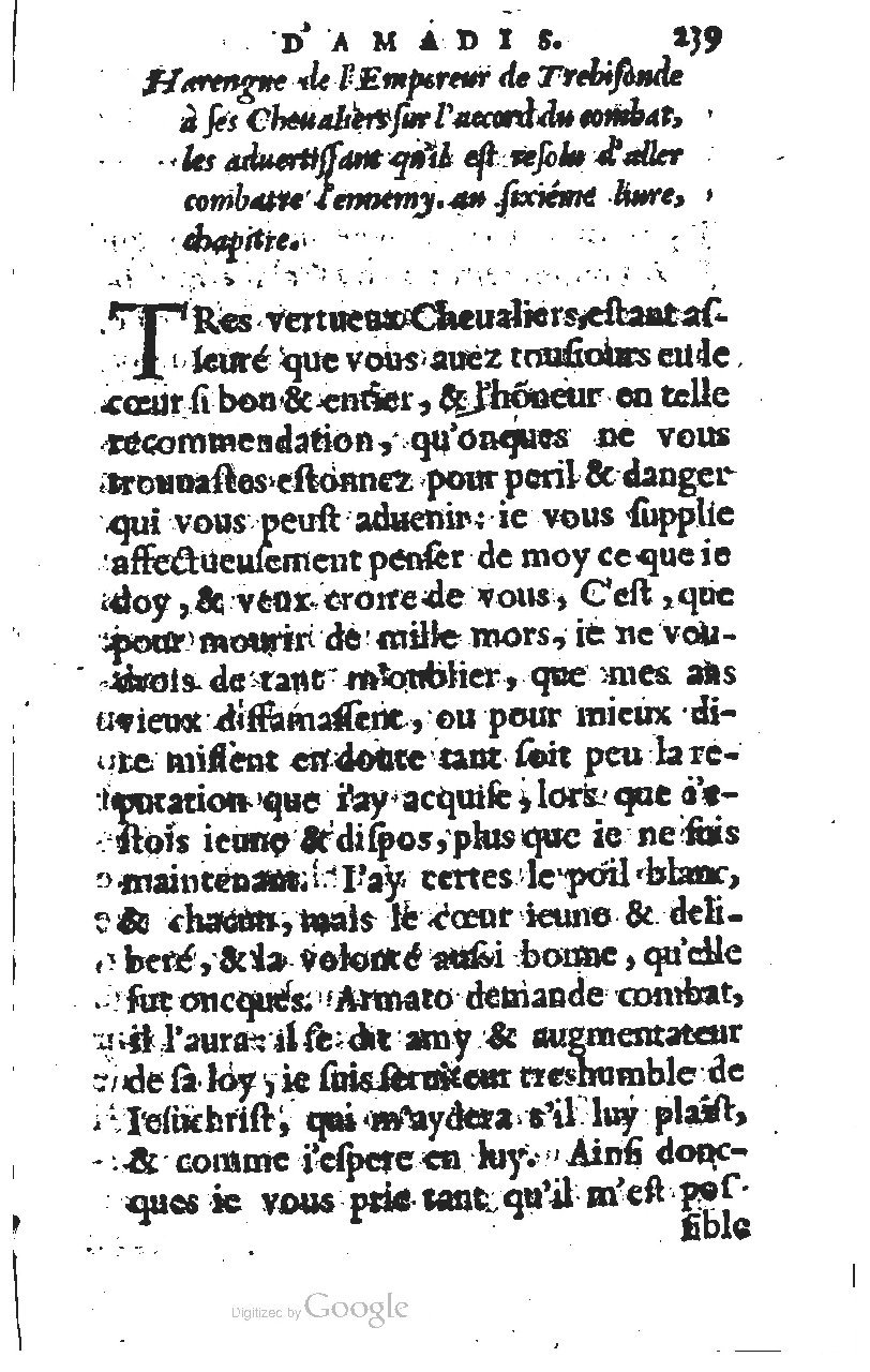 1567 - Jean Pygot - Trésor des Amadis - BM Lyon