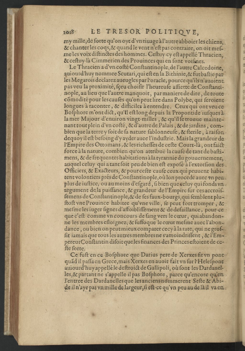 1608 - Nicolas Du Fossé - Trésor politique - BnF Tolbiac