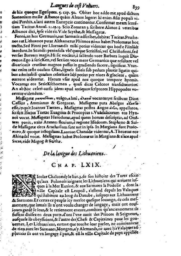 1613 - Matthieu Berjon - Trésor de l’histoire des langues de cet univers - BM Lyon