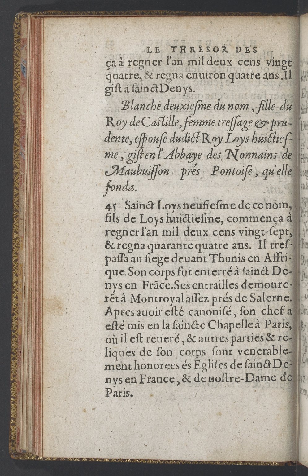 1603 - Galiot Corrozet - Trésor des histoires de France - BnF Tolbiac
