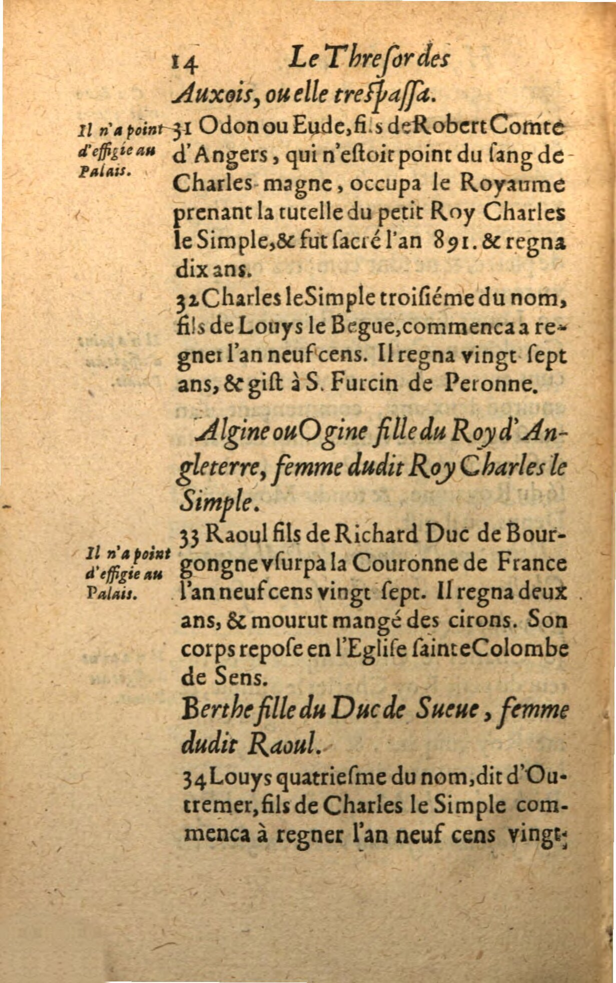 1639 - Jean Corrozet - Trésor des histoires de France - BSB Munich 1639 - Jean Corrozet - Trésor des histoires de France - BSB Munich